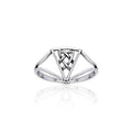 Celtic Triquetra Knot Sterling Silver Ring TRI398