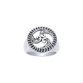 Celtic Maori Silver Ring TRI588