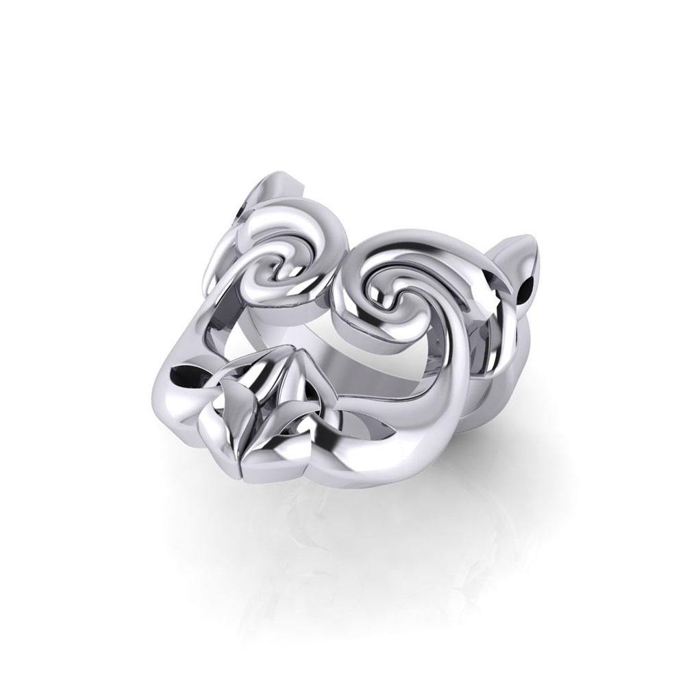 The deity’s pervasive energy Silver Celtic Triquetra Ring TRI634