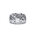 Celtic Triquetra Star Ring TRI874