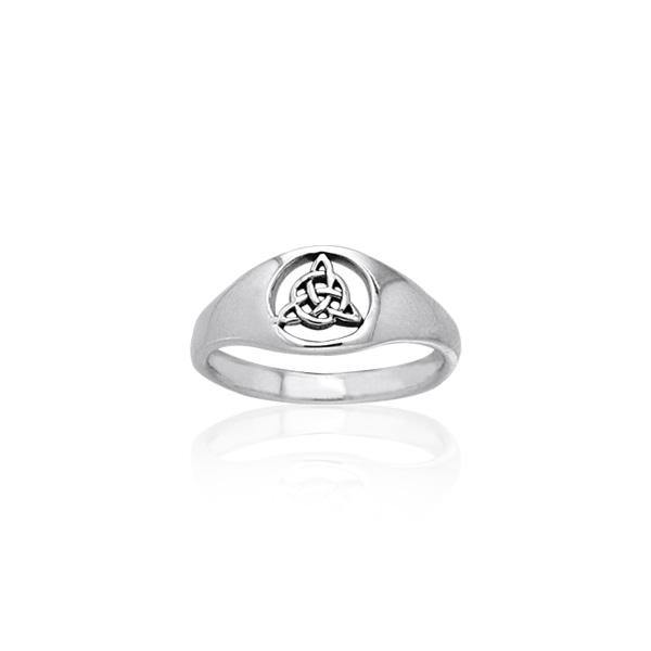 Celtic Triquetra Sterling Silver Ring TRI877