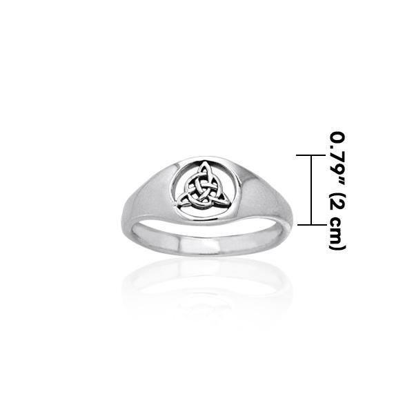 Celtic Triquetra Sterling Silver Ring TRI877
