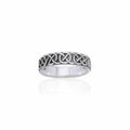 Celtic Knot Sterling Silver Ring TRI883