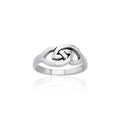 Celtic Knot Silver Ring TRI888
