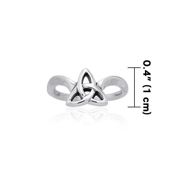 Celtic Trinity Knot Silver Ring TRI895