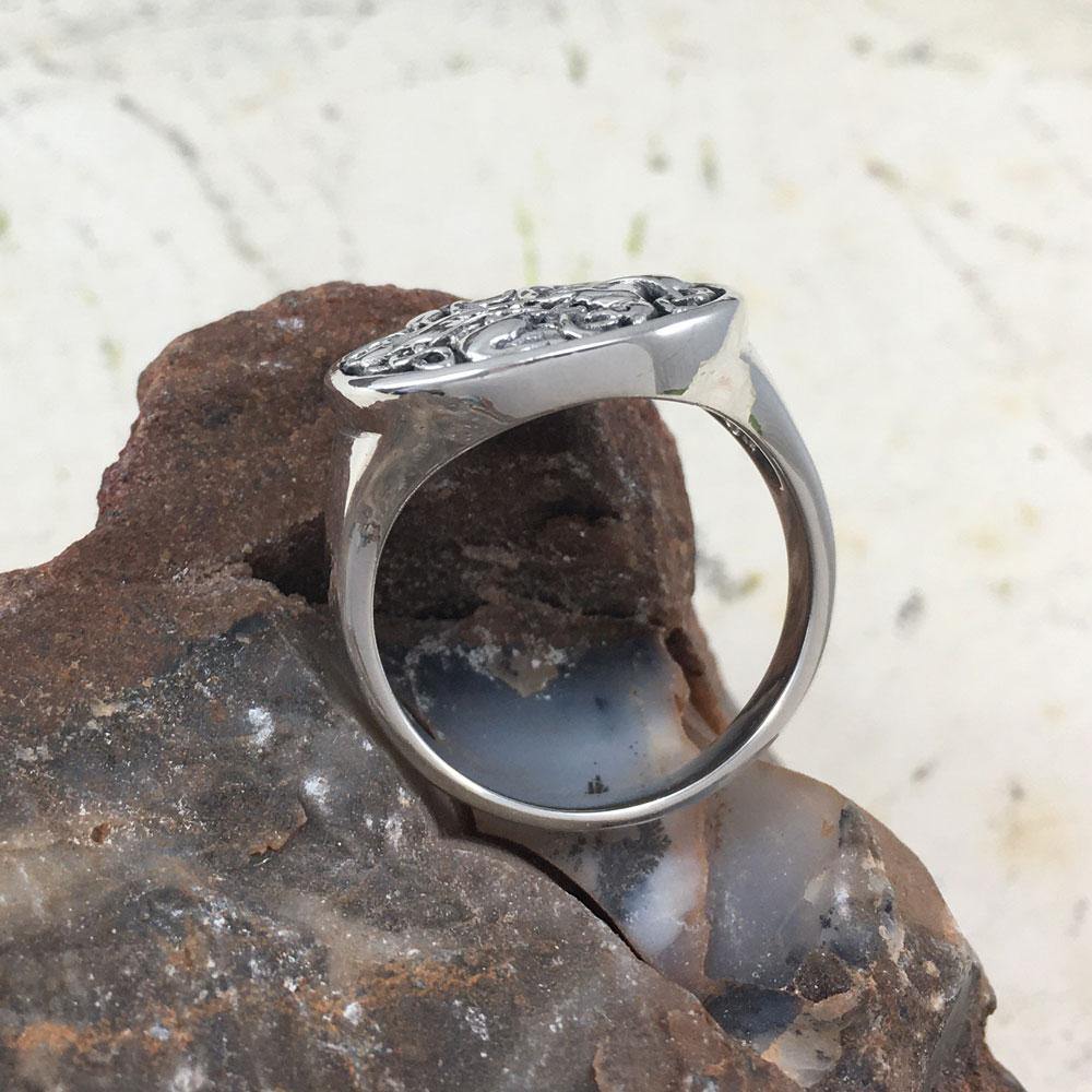 Celtic Knot Horse Sterling Silver Ring TRI901