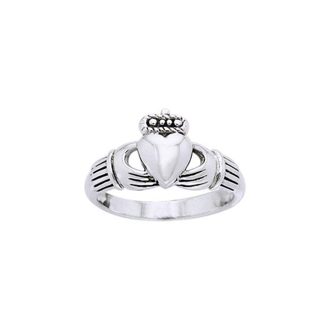 Claddagh Sterling Silver Ring TRI965
