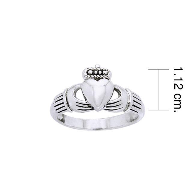 Claddagh Sterling Silver Ring TRI965