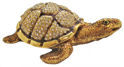 Sea Turtle - Bejeweled Trinket Box - Select an Option | GIFTS REGALOS | Wiccan Center