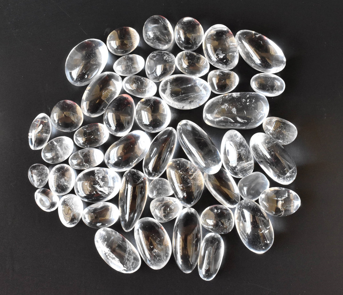 Crystal Quartz Tumbled Crystals (Dispelling Negative Energy and Dreams) | Tumbled Stones & Chips | Wiccan Center