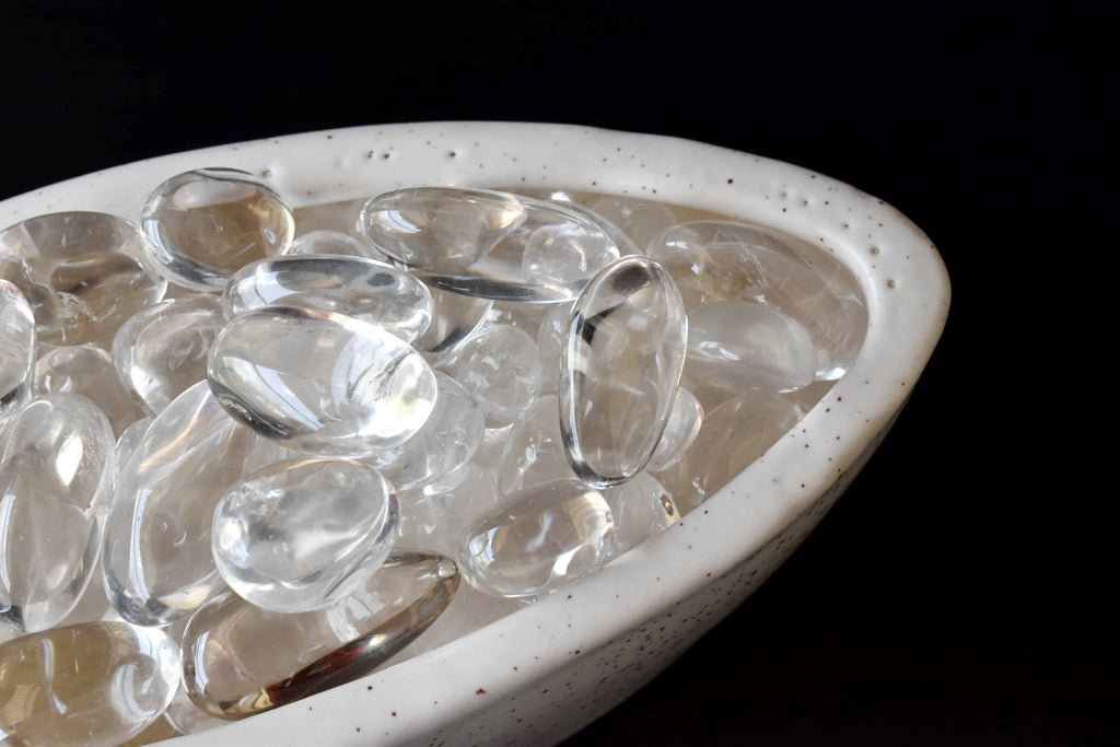 Crystal Quartz Tumbled Crystals (Dispelling Negative Energy and Dreams) | Tumbled Stones & Chips | Wiccan Center