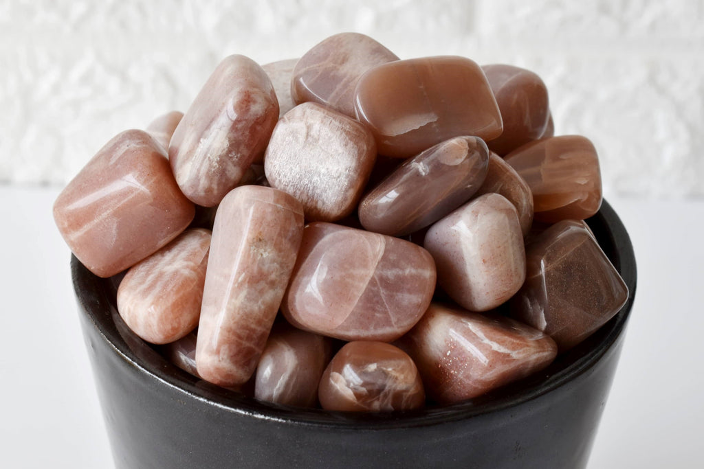 Moonstone Tumbled Crystals(Creativity and Emotional Understanding) | | Wiccan Center