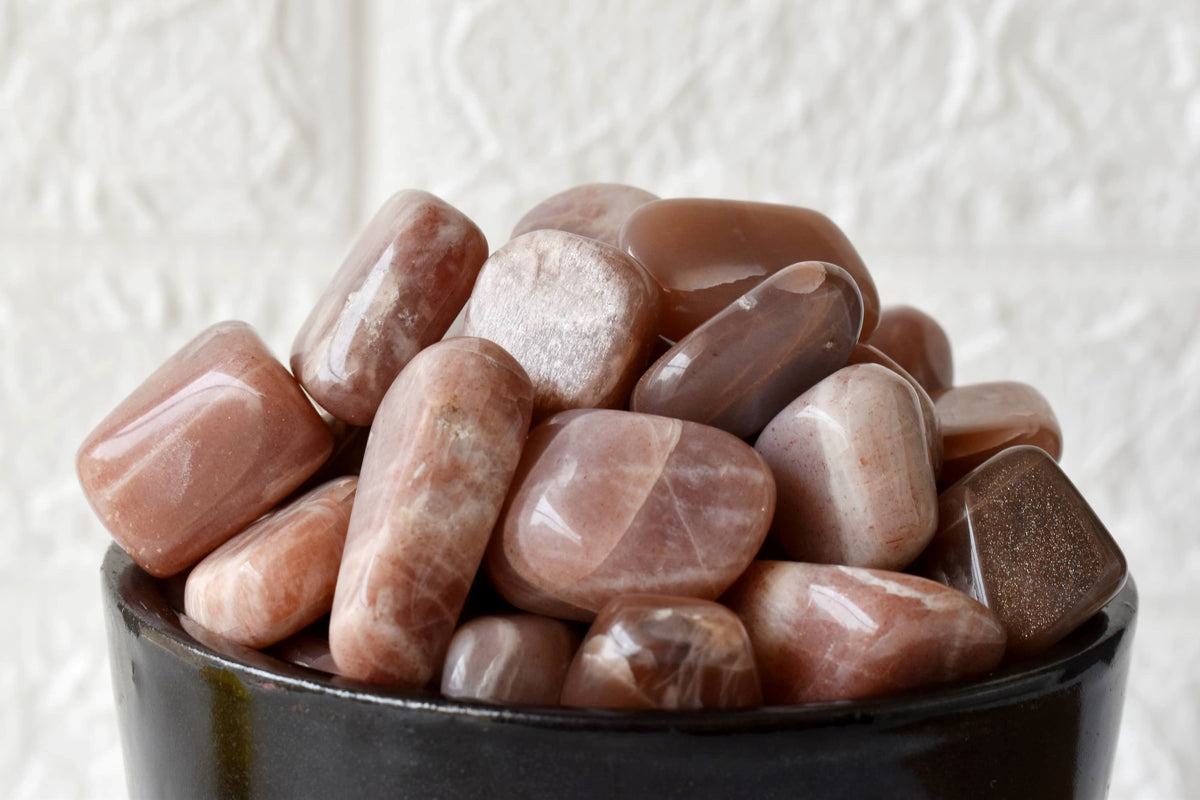 Moonstone Tumbled Crystals(Creativity and Emotional Understanding) | | Wiccan Center