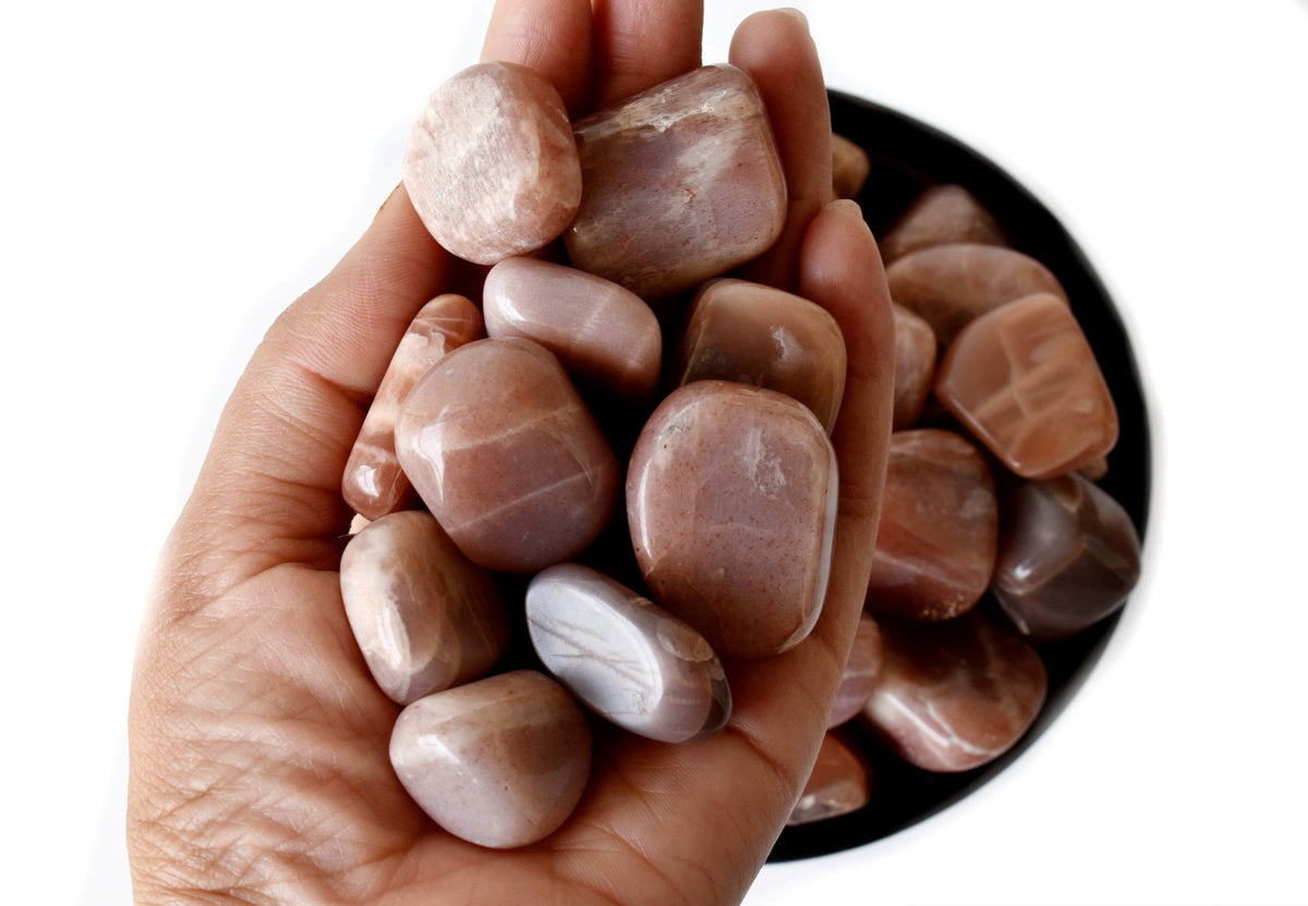 Moonstone Tumbled Crystals(Creativity and Emotional Understanding) | | Wiccan Center