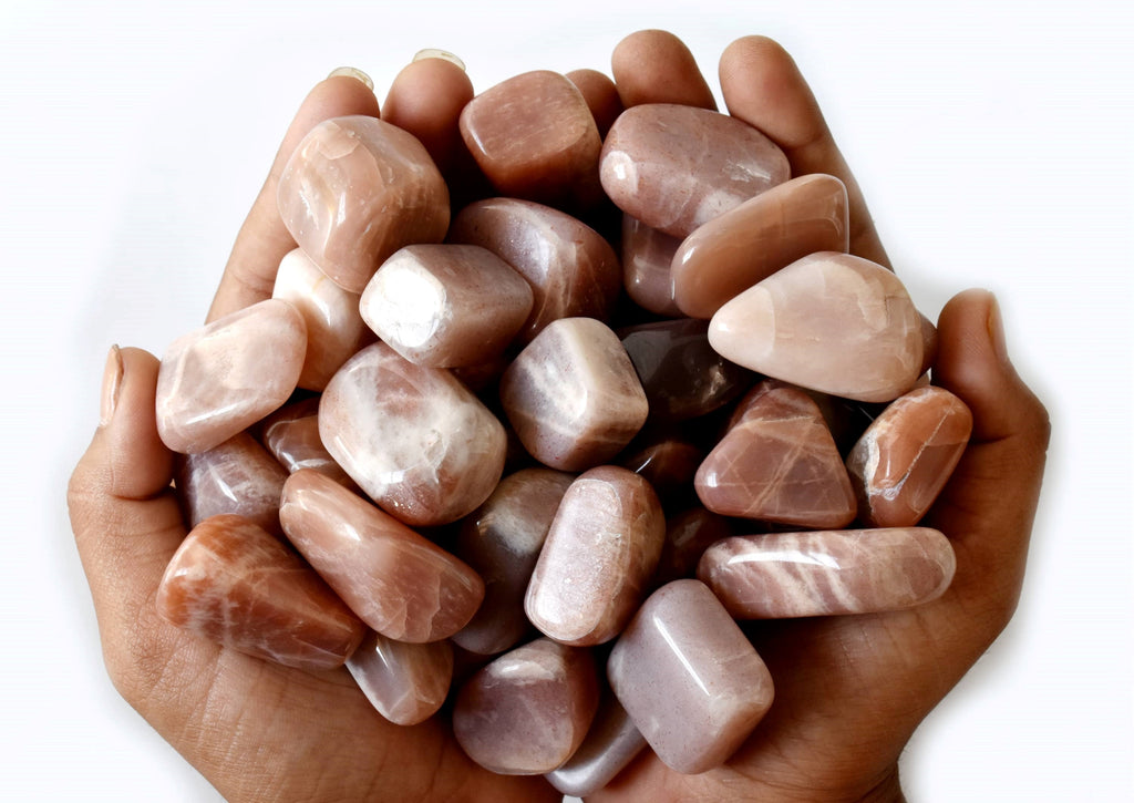 Moonstone Tumbled Crystals(Creativity and Emotional Understanding) | | Wiccan Center