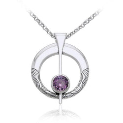 Danu Silver and Gem Celtic Thistle Set TSE150 | Set | Wiccan Center