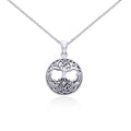 Silver Celtic Tree of Life Pendant and Chain Set TSE780