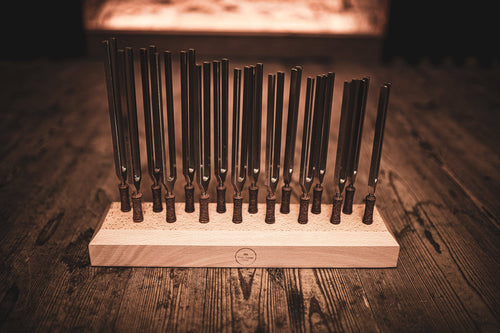 16-Piece Planetary Tuned Therapy Tuning Fork Set | | Wiccan Center