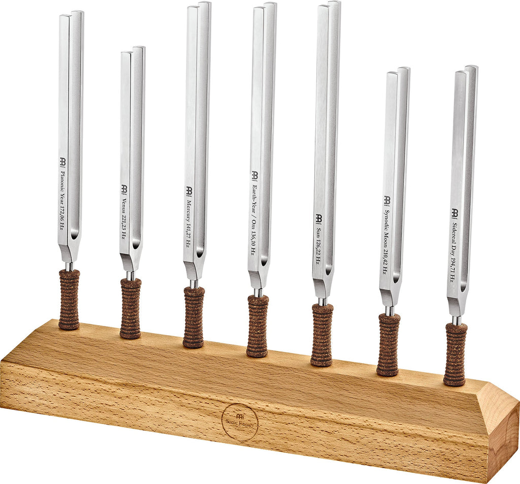 7-Piece Planetary Tuned Therapy Tuning Fork Chakra Set incl. Holder | | Wiccan Center