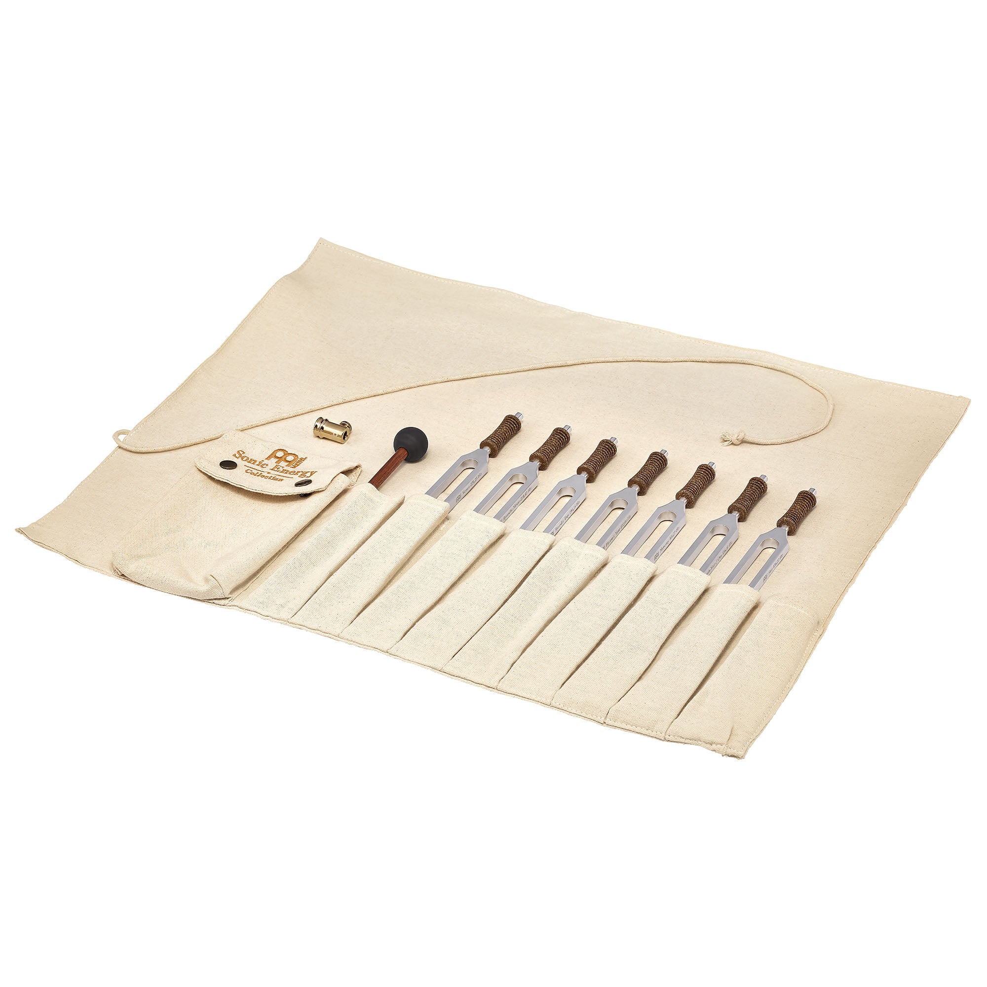 Planetary Tuned Therapy Tuning Fork Chakra Set, Incl. Rollup Bag & Tuning Fork Vibration Foot | | Wiccan Center