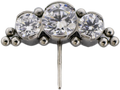 Ember- Front Facing Threadless End | Body Jewelry | Wiccan Center