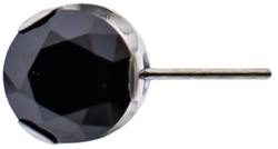 Keon- Round Front Facing Prong Set Low Profile End | Body Jewelry | Wiccan Center