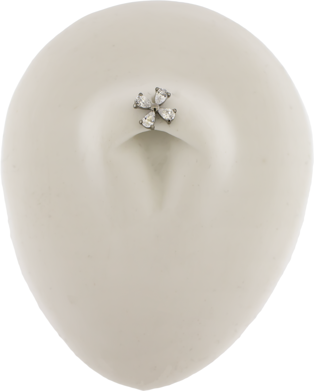 16G/18G Steel Internally Threaded End- Pear Cut Cluster | Body Jewelry | Wiccan Center