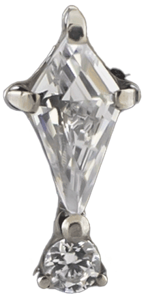 16G/18G Steel Internally Threaded End- Kite Cut End | Body Jewelry | Wiccan Center