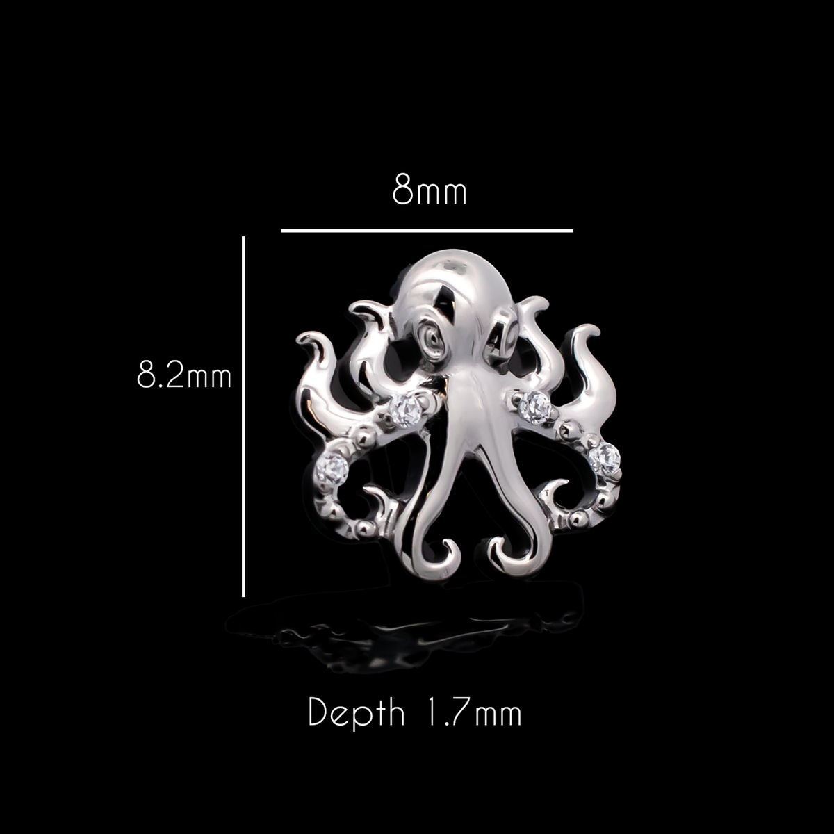 Corinne - 16G Internally Threaded End | Body Jewelry | Wiccan Center