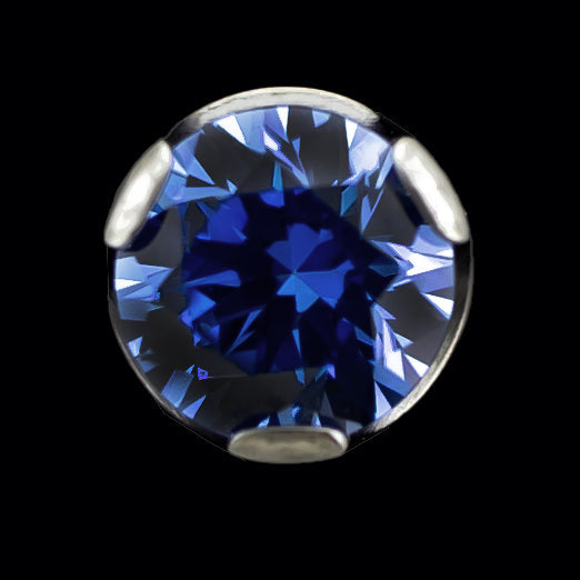 Keon - Round Prong Set Low Profile End | Body Jewelry | Wiccan Center