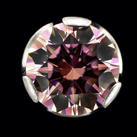 Keon - Round Prong Set Low Profile End | Body Jewelry | Wiccan Center