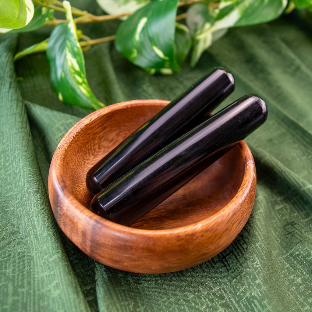 Black Obsidian Tapered Wand | | Wiccan Center
