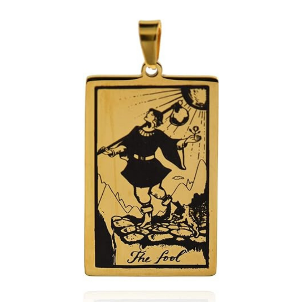 Tarot Card Necklaces - Gold Colored HD | | Wiccan Center