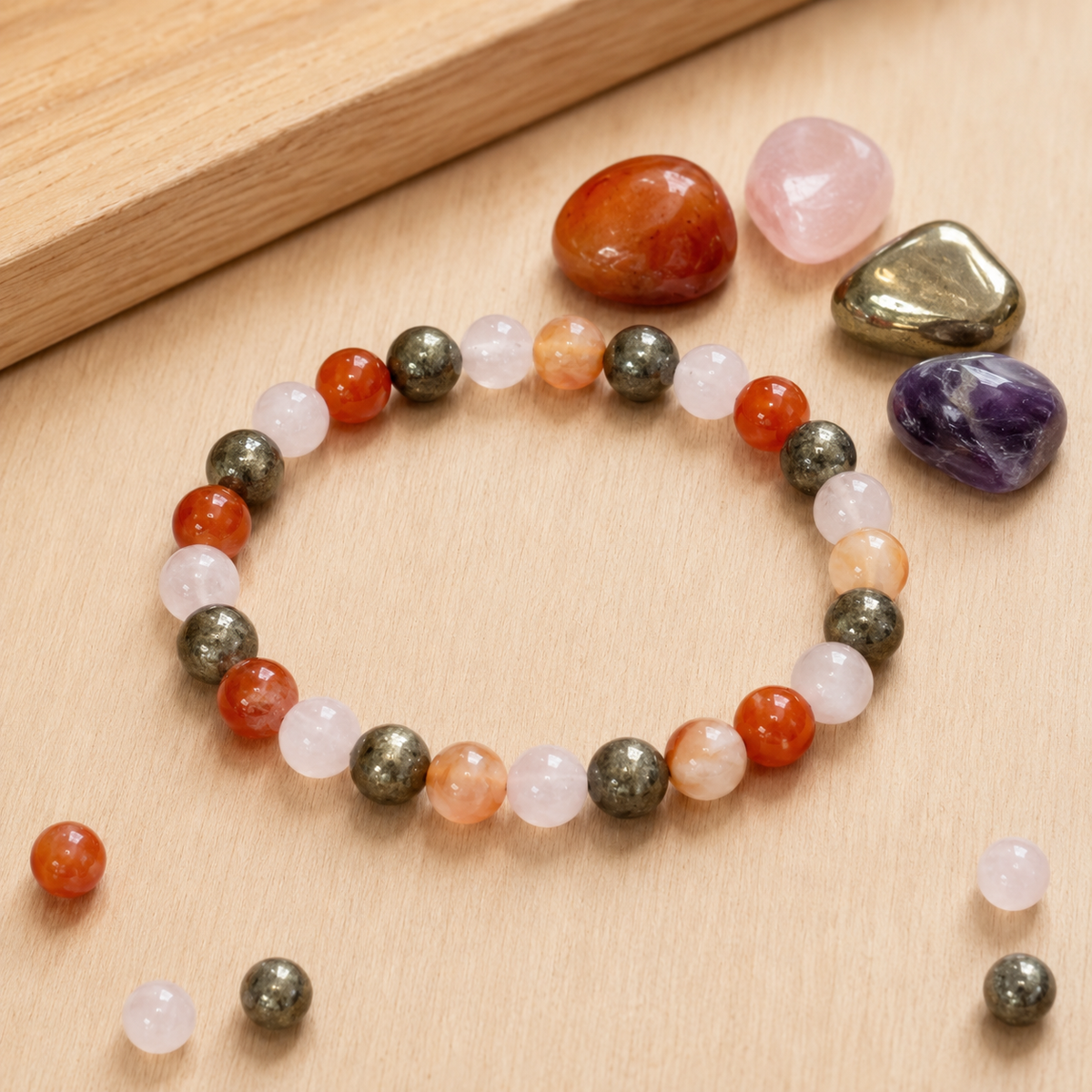 TAURUS Zodiac Crystal Kit, Taurus Birthstones Tumbled Stones Set, Taurus Stones Gifts