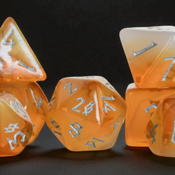 Tavern Ale Acrylic Dice Set | Acrylic Dice | Wiccan Center