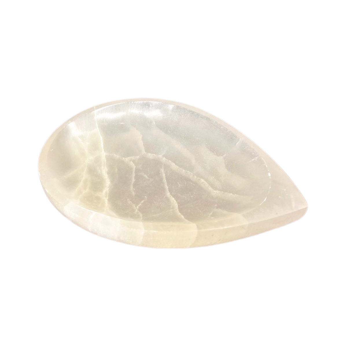 Teardrop Selenite Bowl | Object | Wiccan Center