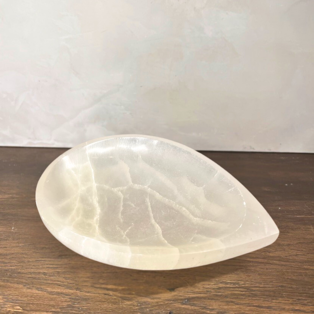 Teardrop Selenite Bowl | Object | Wiccan Center