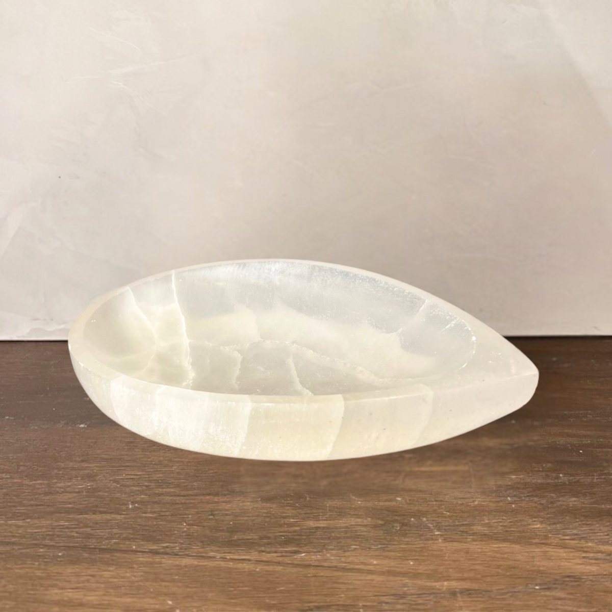 Teardrop Selenite Bowl | Object | Wiccan Center