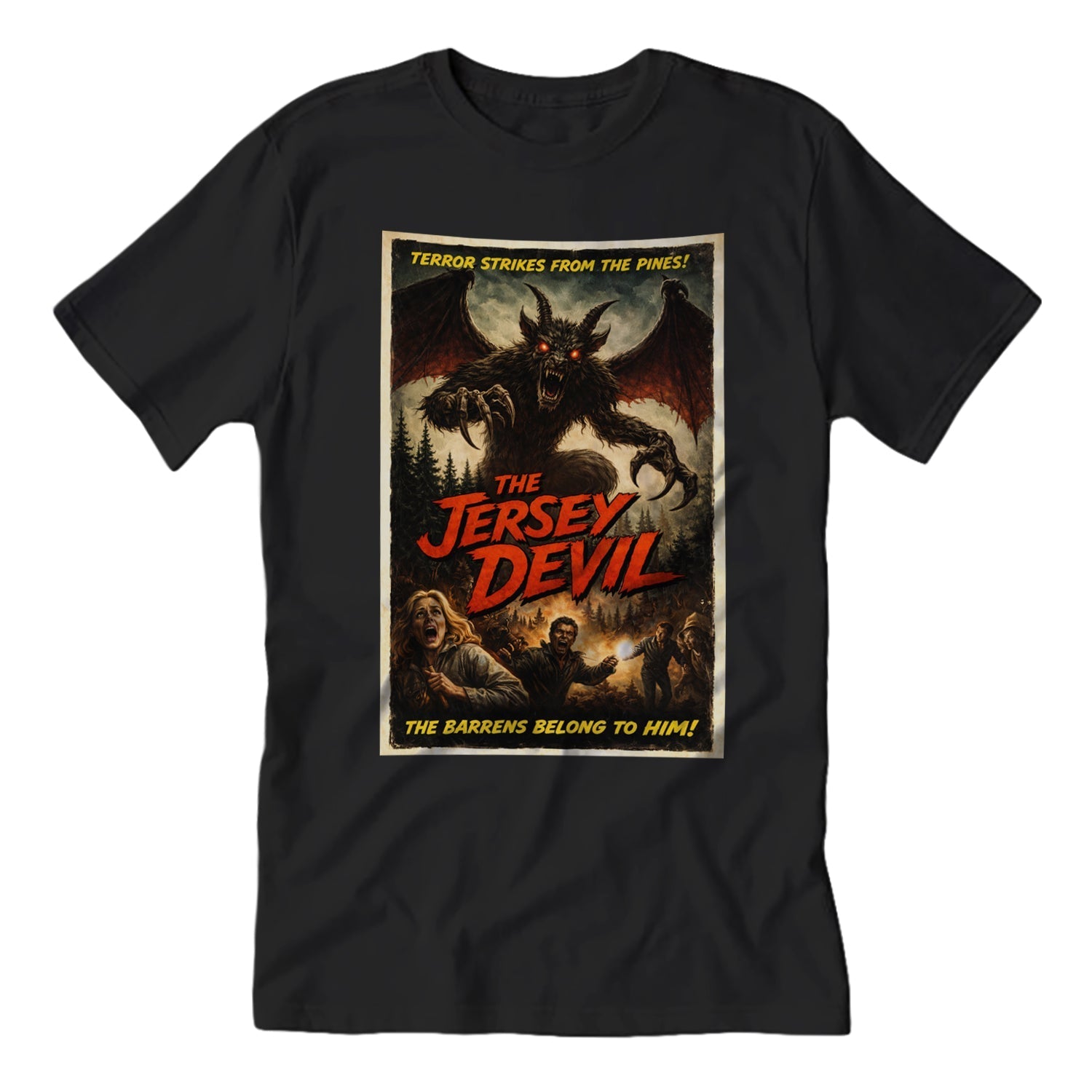 The Jersey Devil Horror Movie Poster T-Shirt