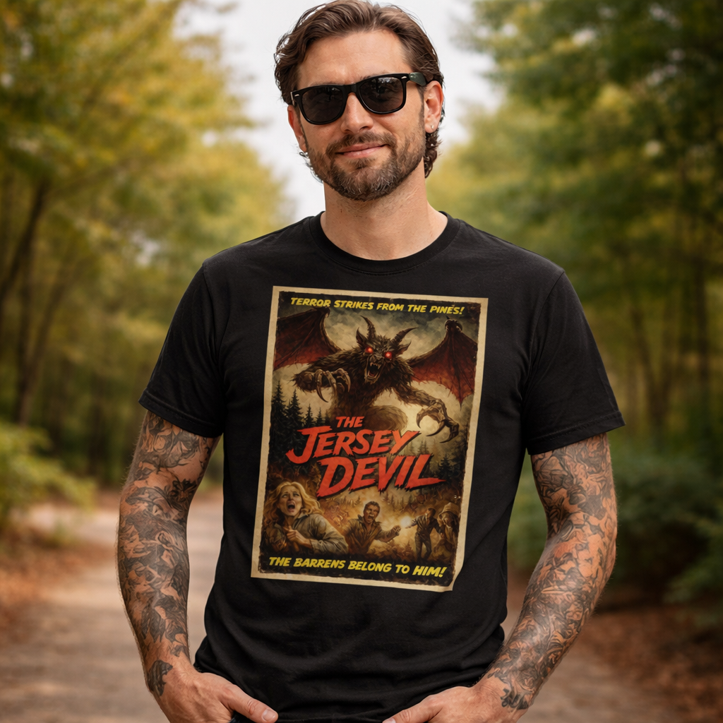 The Jersey Devil Horror Movie Poster T-Shirt