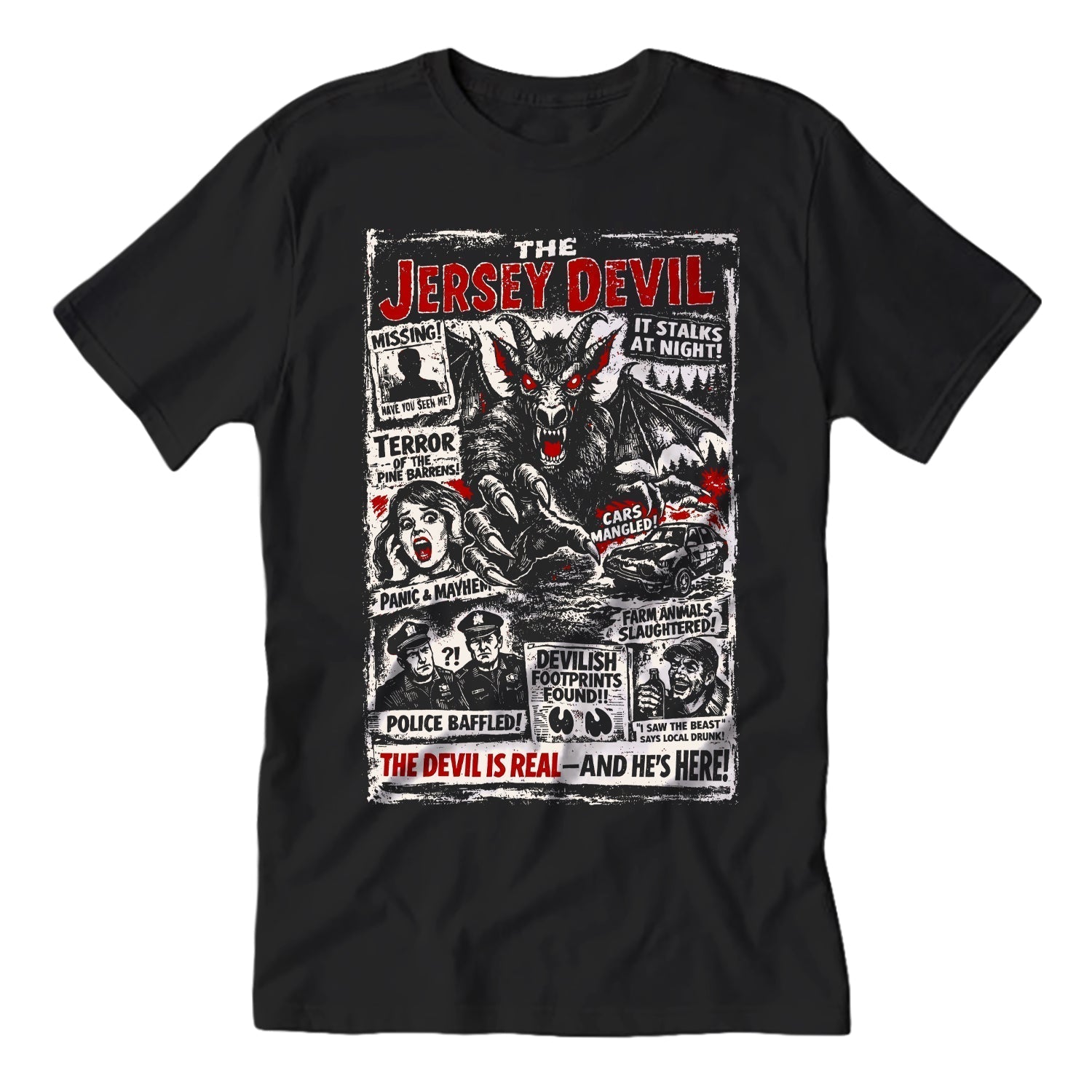 The Jersey Devil: It Stalks at Night T-Shirt