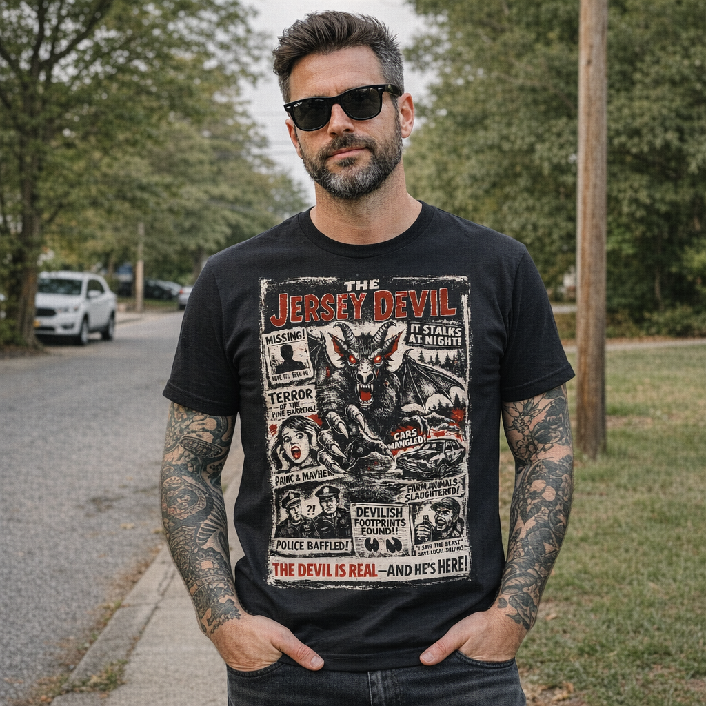 The Jersey Devil: It Stalks at Night T-Shirt