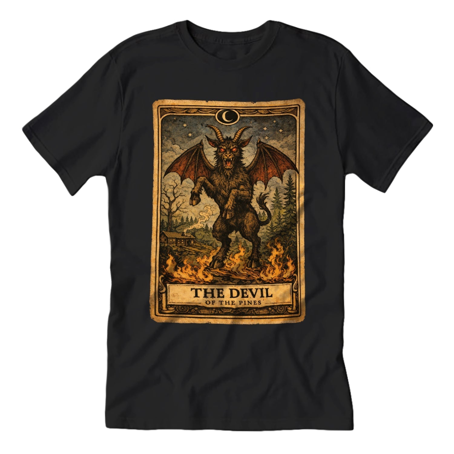 The Jersey Devil Tarot Card T-Shirt