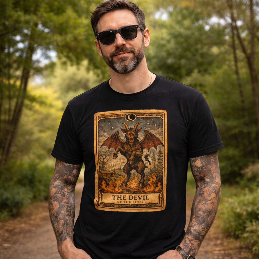 The Jersey Devil Tarot Card T-Shirt