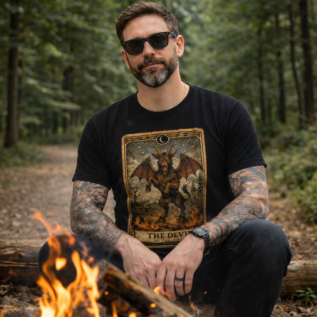 The Jersey Devil Tarot Card T-Shirt