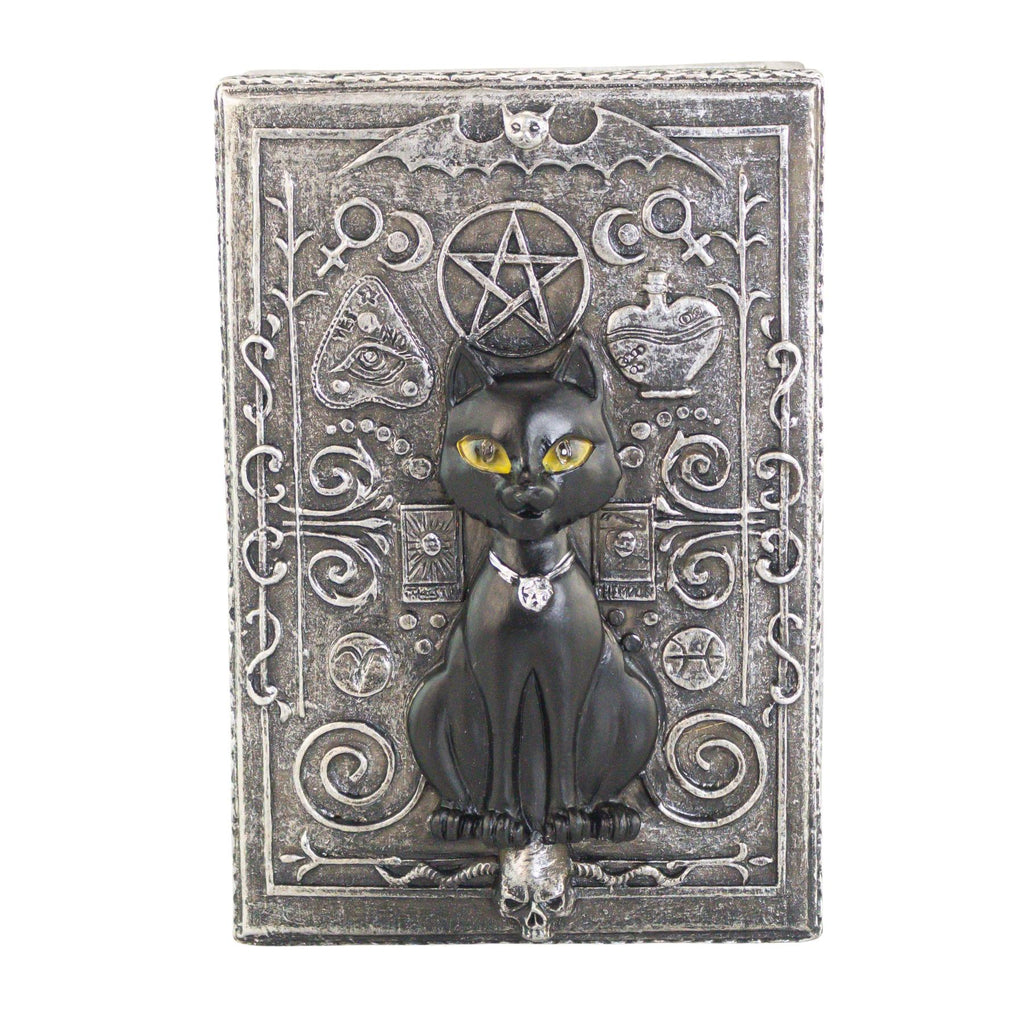 The Black Cat Tarot Card Storage Box | | Wiccan Center