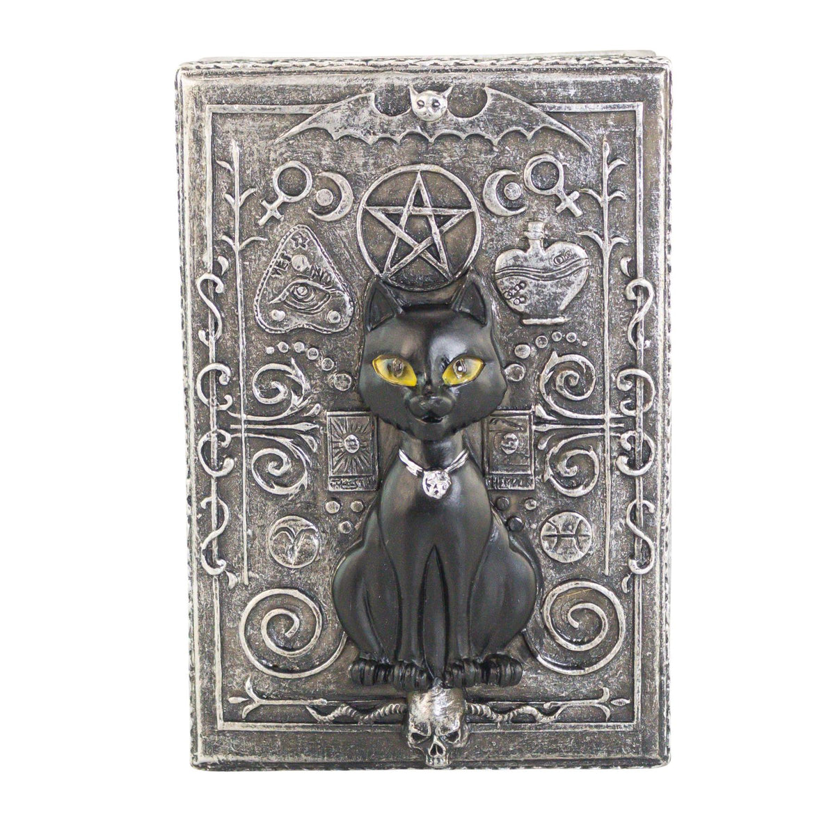The Black Cat Tarot Card Storage Box | | Wiccan Center