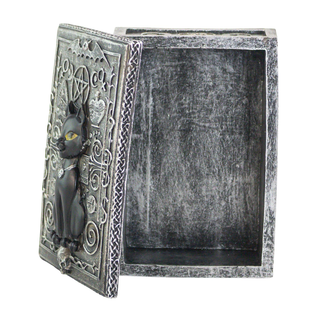 The Black Cat Tarot Card Storage Box | | Wiccan Center