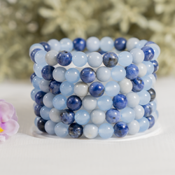 THIRD EYE Chakra Crystal Bracelet | Bracelets | Wiccan Center