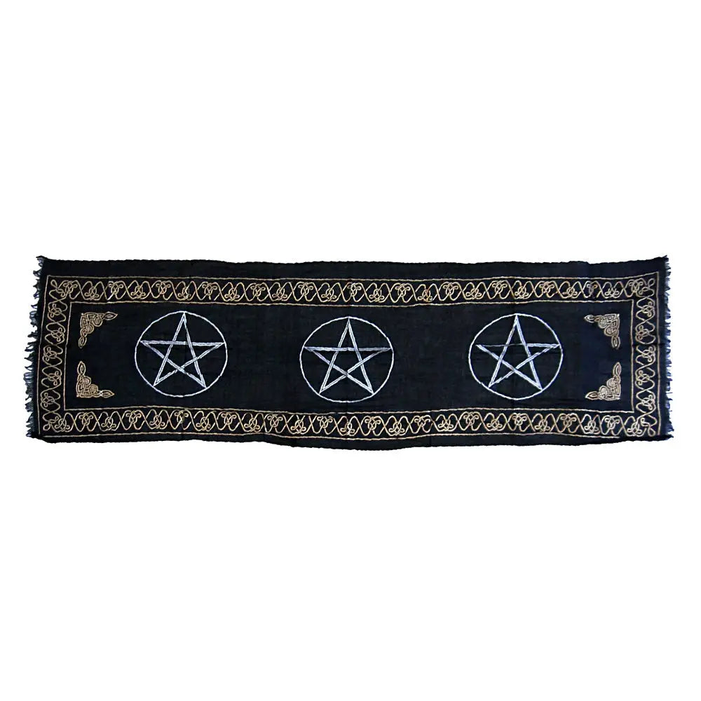 Pentacle Altar Cloth 21" x 72" | Altar Cloth | Wiccan Center